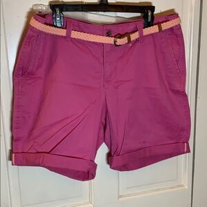 Sonoma pink modern fit shorts sz 16